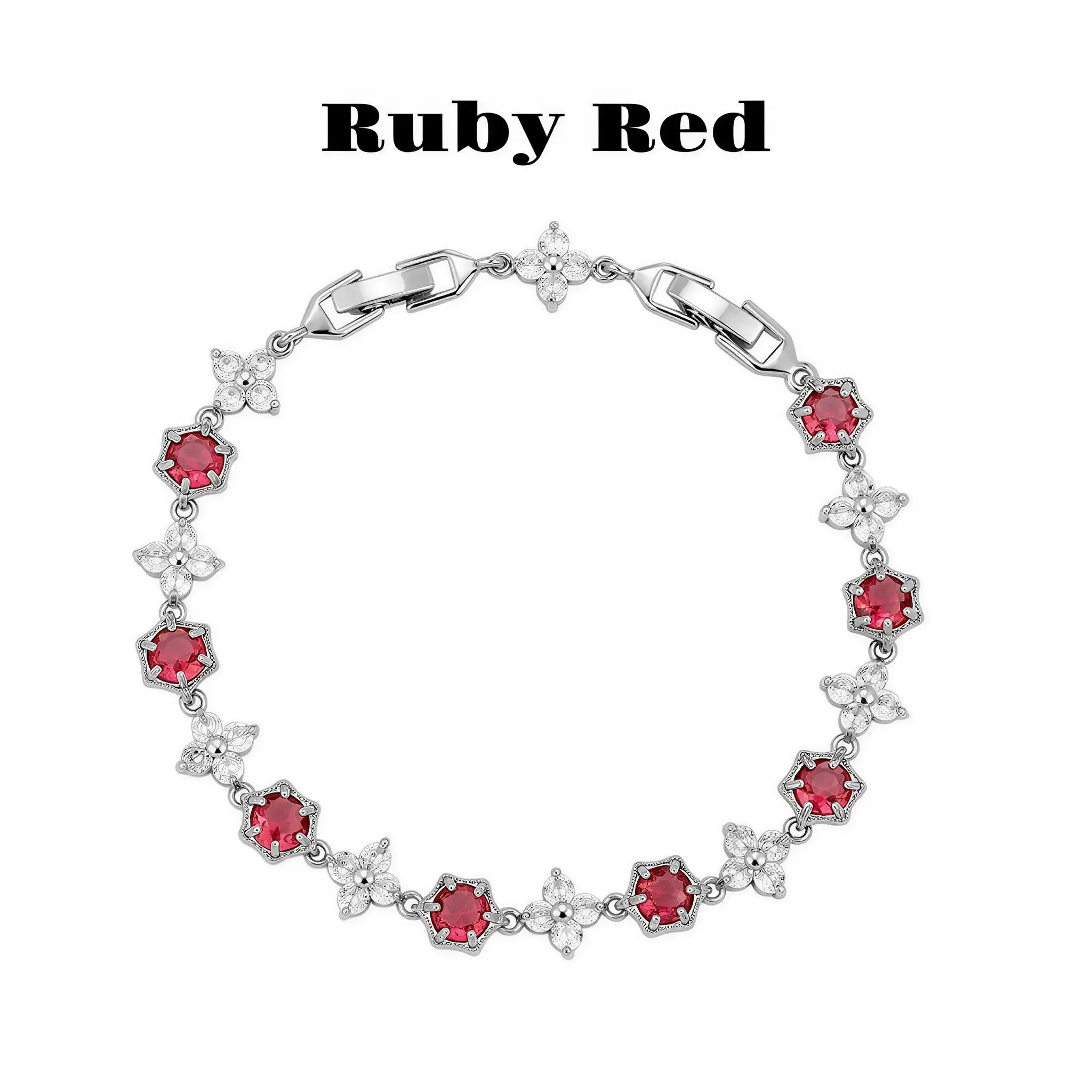 Aurora Snow Blossom Zircon Bracelet