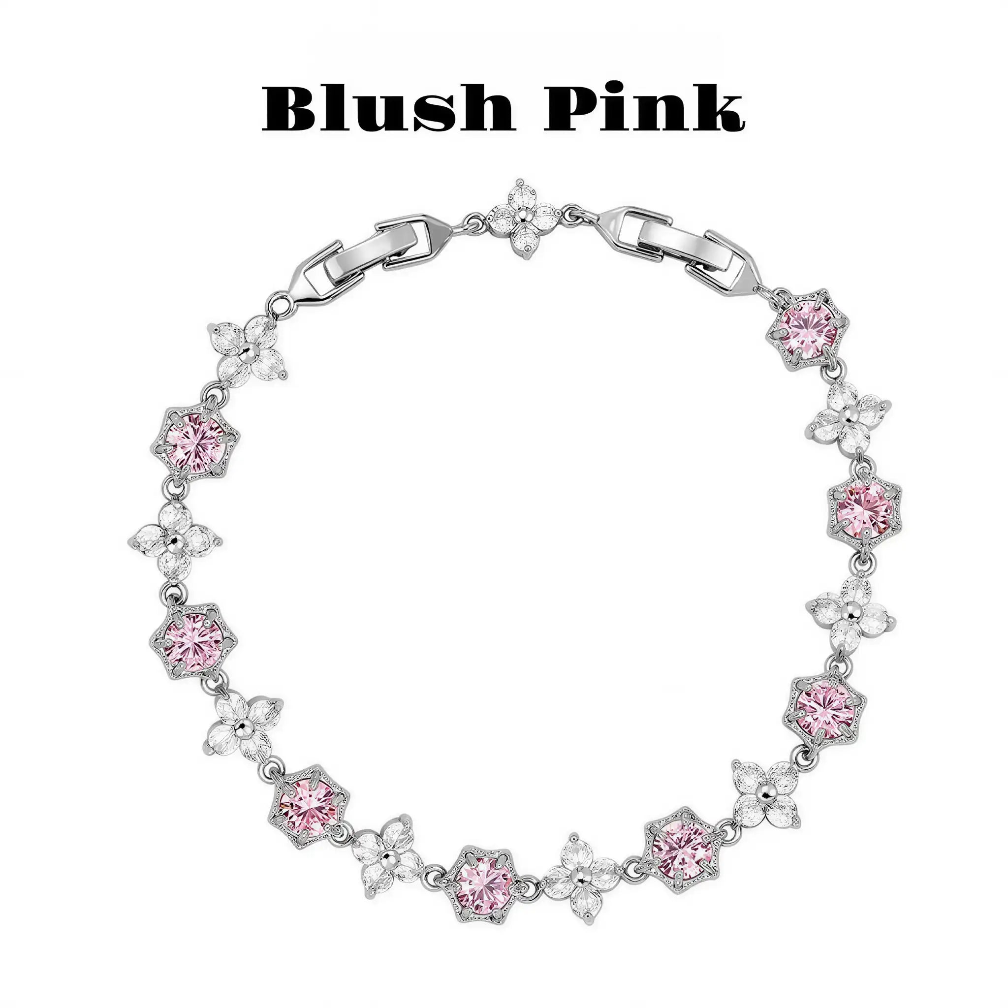 Aurora Snow Blossom Zircon Bracelet