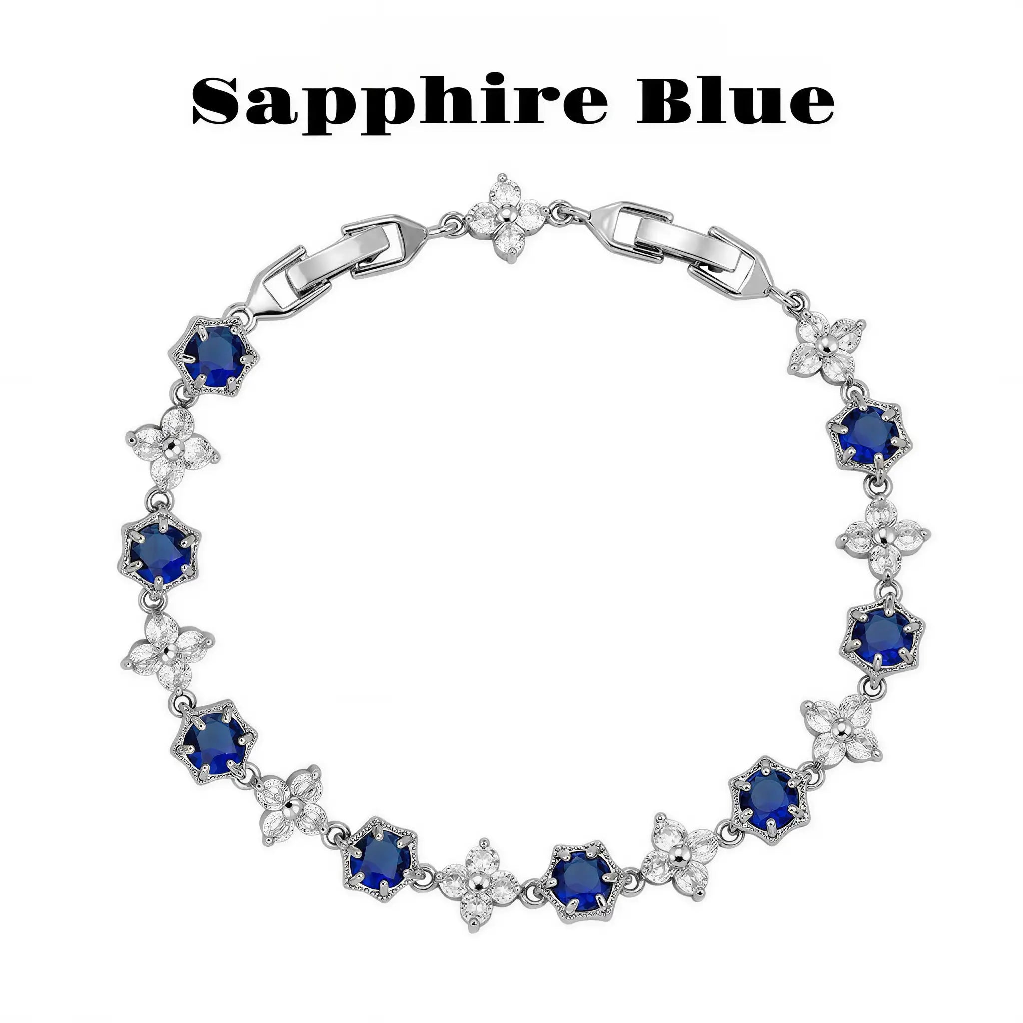Aurora Snow Blossom Zircon Bracelet