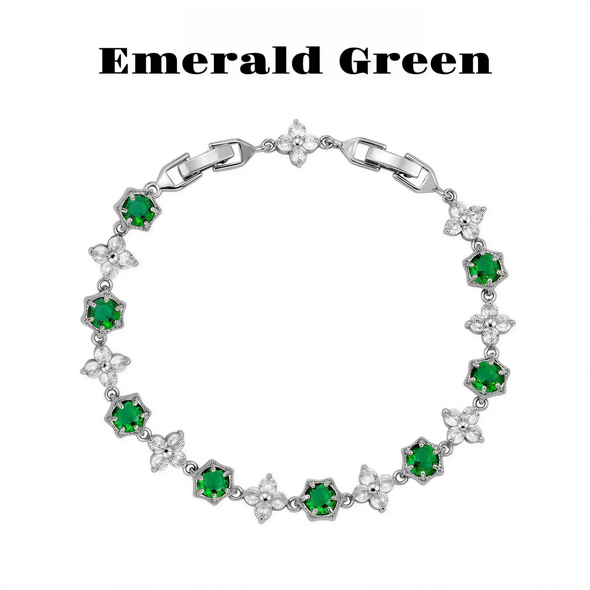 Aurora Snow Blossom Zircon Bracelet