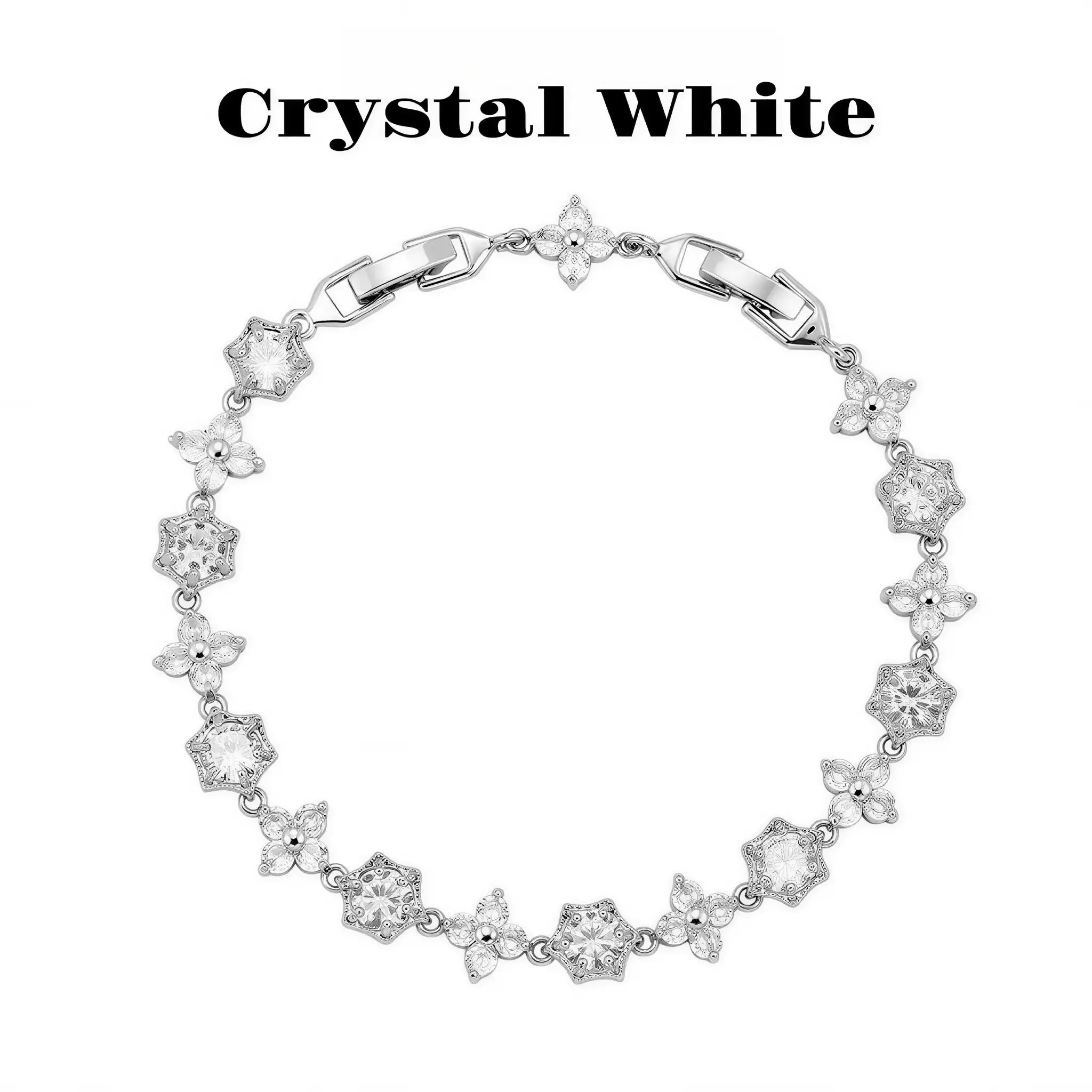 Aurora Snow Blossom Zircon Bracelet